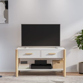 White plywood TV cabinet 82x38x45 cm by vidaXL, TV Furniture - Ref: Foro24-345660, Price: 57,29 €, Discount: %