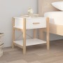 Mesitas de noche 2 uds madera contrachapada blanco 42x38x45 cm de vidaXL, Mesitas de noche - Ref: Foro24-345655, Precio: 85,5...