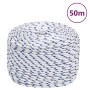 Cuerda de barco polipropileno blanco 8 mm 50 m de vidaXL, Sogas y cuerdas metálicas - Ref: Foro24-152290, Precio: 24,89 €, De...