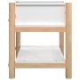 Mesitas de noche 2 uds madera contrachapada blanco 42x38x45 cm de vidaXL, Mesitas de noche - Ref: Foro24-345655, Precio: 85,5...