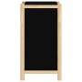 Aparador de madera contrachapada negro 62x38x70 cm de vidaXL, Aparadores - Ref: Foro24-345670, Precio: 65,99 €, Descuento: %