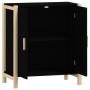 Aparador de madera contrachapada negro 62x38x70 cm de vidaXL, Aparadores - Ref: Foro24-345670, Precio: 65,99 €, Descuento: %