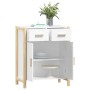 Aparador de madera contrachapada blanco 62x38x75 cm de vidaXL, Aparadores - Ref: Foro24-345675, Precio: 68,99 €, Descuento: %