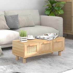 Brown plywood and pine coffee table 80x40x30 cm by vidaXL, Coffee table - Ref: Foro24-345620, Price: 118,99 €, Discount: %