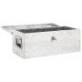 Caja de almacenaje de aluminio plateado 70x31x27 cm de vidaXL, Cajas de herramientas - Ref: Foro24-152250, Precio: 118,93 €, ...