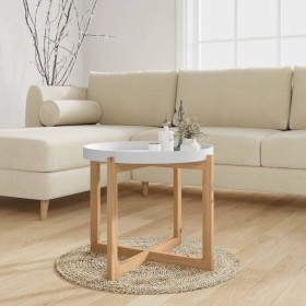 Couchtisch aus Sperrholz und Weißkiefer, 53 x 53 x 43,5 cm von vidaXL, Couchtisch - Ref: Foro24-345591, Preis: 47,99 €, Rabat...