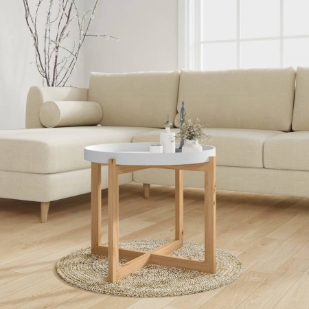 Couchtisch aus Sperrholz und Weißkiefer, 53 x 53 x 43,5 cm von vidaXL, Couchtisch - Ref: Foro24-345591, Preis: 47,26 €, Rabat...