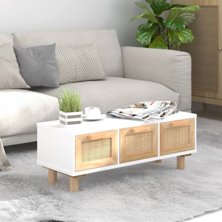 Couchtisch aus Sperrholz und Weißkiefer, 80 x 40 x 30 cm von vidaXL, Couchtisch - Ref: Foro24-345618, Preis: 102,21 €, Rabatt: %