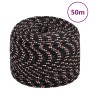 Black polypropylene boat rope 8 mm 50 m by vidaXL, Ropes and metal cords - Ref: Foro24-152343, Price: 18,77 €, Discount: %