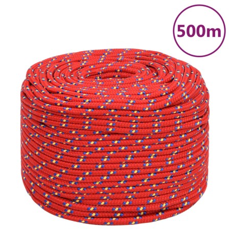 Red 10 mm 500 m polypropylene boat rope by vidaXL, Ropes and metal cords - Ref: Foro24-152404, Price: 141,45 €, Discount: %