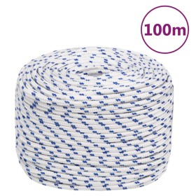 Cuerda de barco polipropileno blanco 10 mm 100 m de vidaXL, Sogas y cuerdas metálicas - Ref: Foro24-152296, Precio: 56,99 €, ...