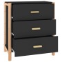 Black plywood sideboard 62x38x70 cm by vidaXL, Sideboards - Ref: Foro24-345673, Price: 98,99 €, Discount: %