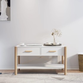 Mesa de centro madera contrachapada blanco 82x48x45 cm de vidaXL, Mesas de centro - Ref: Foro24-345663, Precio: 54,68 €, Desc...