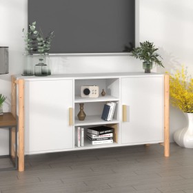 White plywood sideboard 107x38x60 cm by vidaXL, Sideboards - Ref: Foro24-345678, Price: 74,92 €, Discount: %