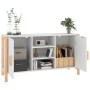 Anrichte aus Sperrholz weiß 107x38x60 cm von vidaXL, Sideboards - Ref: Foro24-345678, Preis: 74,92 €, Rabatt: %