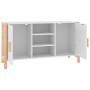 White plywood sideboard 107x38x60 cm by vidaXL, Sideboards - Ref: Foro24-345678, Price: 74,92 €, Discount: %