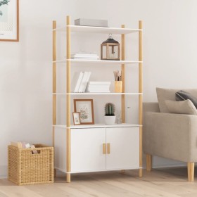 Aparador alto madera contrachapada blanco 80x40x153 cm de vidaXL, Aparadores - Ref: Foro24-345702, Precio: 95,03 €, Descuento: %