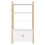 Tall white plywood sideboard 80x40x153 cm by vidaXL, Sideboards - Ref: Foro24-345702, Price: 95,03 €, Discount: %