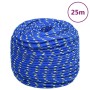 Blue polypropylene boat rope 10 mm 25 m by vidaXL, Ropes and metal cords - Ref: Foro24-152453, Price: 20,44 €, Discount: %