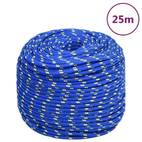 Cuerda de barco polipropileno azul 10 mm 25 m de vidaXL, Sogas y cuerdas metálicas - Ref: Foro24-152453, Precio: 23,99 €, Des...