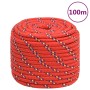 Cuerda de barco polipropileno rojo 18 mm 100 m de vidaXL, Sogas y cuerdas metálicas - Ref: Foro24-152419, Precio: 94,17 €, De...