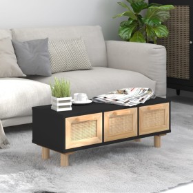 Plywood and black pine coffee table 80x40x30 cm by vidaXL, Coffee table - Ref: Foro24-345619, Price: 81,17 €, Discount: %