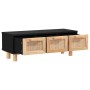 Mesa de centro madera contrachapada y de pino negro 80x40x30 cm de vidaXL, Mesas de centro - Ref: Foro24-345619, Precio: 81,1...