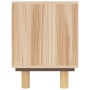 Mueble para TV madera maciza pino y ratán natural 80x30x40 cm de vidaXL, Muebles TV - Ref: Foro24-345614, Precio: 82,36 €, De...