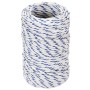 White polypropylene boat rope 2 mm 250 m by vidaXL, Ropes and metal cords - Ref: Foro24-152267, Price: 16,02 €, Discount: %