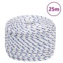 White polypropylene boat rope 8 mm 25 m by vidaXL, Ropes and metal cords - Ref: Foro24-152289, Price: 13,76 €, Discount: %