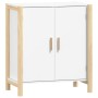 Aparador de madera contrachapada blanco 62x38x70 cm de vidaXL, Aparadores - Ref: Foro24-345669, Precio: 81,11 €, Descuento: %