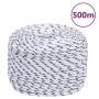 White polypropylene boat rope 10 mm 500 m by vidaXL, Ropes and metal cords - Ref: Foro24-152298, Price: 143,98 €, Discount: %