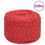 Red polypropylene boat rope 6 mm 250 m by vidaXL, Ropes and metal cords - Ref: Foro24-152393, Price: 35,34 €, Discount: %