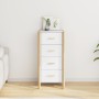 Tall white plywood sideboard 42x38x90 cm by vidaXL, Sideboards - Ref: Foro24-345681, Price: 75,03 €, Discount: %