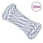 White polypropylene boat rope 4 mm 25 m by vidaXL, Ropes and metal cords - Ref: Foro24-152274, Price: 9,40 €, Discount: %