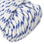 White polypropylene boat rope 4 mm 25 m by vidaXL, Ropes and metal cords - Ref: Foro24-152274, Price: 9,40 €, Discount: %