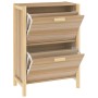 Plywood shoe cabinet 57.5x33x80 cm by vidaXL, Shoe racks and shoe organizers - Ref: Foro24-345686, Price: 70,07 €, Discount: %