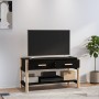 Black plywood TV cabinet 82x38x45 cm by vidaXL, TV Furniture - Ref: Foro24-345661, Price: 65,76 €, Discount: %