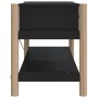 Black plywood TV cabinet 82x38x45 cm by vidaXL, TV Furniture - Ref: Foro24-345661, Price: 65,76 €, Discount: %