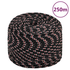 Cuerda de trabajo polipropileno negro 8 mm 250 m de vidaXL, Sogas y cuerdas metálicas - Ref: Foro24-152345, Precio: 55,41 €, ...