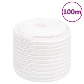 Intense white polypropylene boat rope 16 mm 100 m by vidaXL, Ropes and metal cords - Ref: Foro24-152574, Price: 80,99 €, Disc...