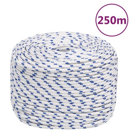 White polypropylene boat rope 8 mm 250 m by vidaXL, Ropes and metal cords - Ref: Foro24-152292, Price: 63,67 €, Discount: %