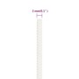 Cuerda de barco polipropileno blanco intenso 2 mm 25 m de vidaXL, Sogas y cuerdas metálicas - Ref: Foro24-152529, Precio: 10,...