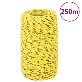 Cuerda de barco polipropileno amarillo 2 mm 250 m de vidaXL, Sogas y cuerdas metálicas - Ref: Foro24-152585, Precio: 16,32 €,...