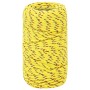 Yellow polypropylene boat rope 2 mm 250 m by vidaXL, Ropes and metal cords - Ref: Foro24-152585, Price: 16,32 €, Discount: %