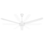 White ceiling fan 142 cm by vidaXL, Ceiling fans - Ref: Foro24-51484, Price: 121,70 €, Discount: %