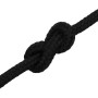 Cuerda de trabajo poliéster negro 8 mm 100 m de vidaXL, Sogas y cuerdas metálicas - Ref: Foro24-152819, Precio: 47,99 €, Desc...