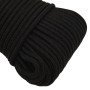 Cuerda de trabajo poliéster negro 3 mm 100 m de vidaXL, Sogas y cuerdas metálicas - Ref: Foro24-152799, Precio: 15,89 €, Desc...