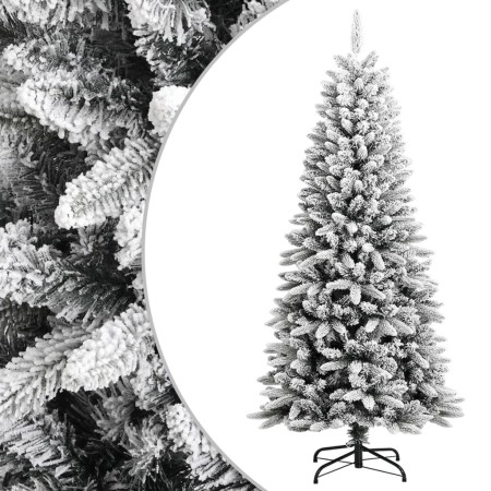 Árbol de Navidad artificial con nieve PVC y PE 150 cm de vidaXL, Arboles de navidad - Ref: Foro24-345189, Precio: 64,15 €, De...