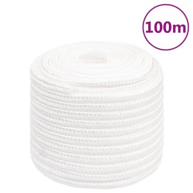 Intense white polypropylene boat rope 18 mm 100 m by vidaXL, Ropes and metal cords - Ref: Foro24-152578, Price: 92,99 €, Disc...